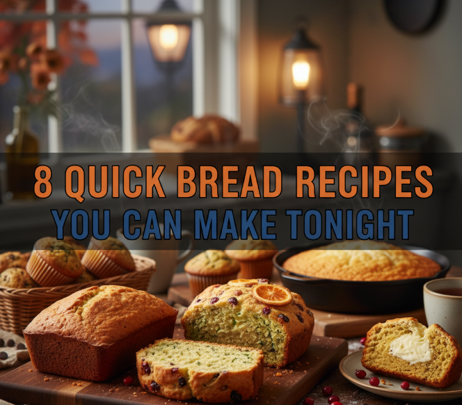 8 Quick Bread Recipes You Can Make Tonight