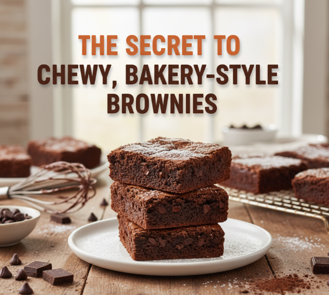 The Secret to Chewy, Bakery-Style Brownies