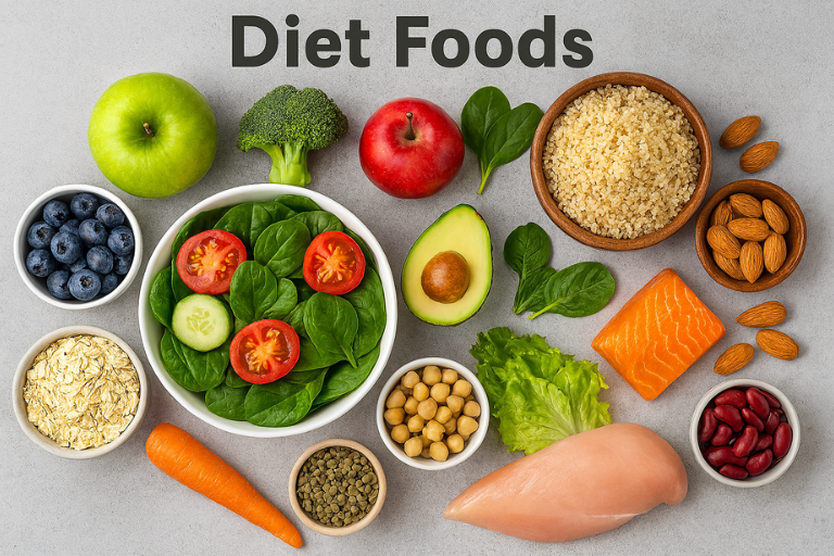 Best Weight Reduce Foods and exercise with food distribution details and nutrient table with examples.